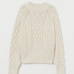 Cable-Knit Sweater